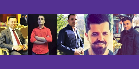 Five detained Iraqi Kurdish journalists and activists