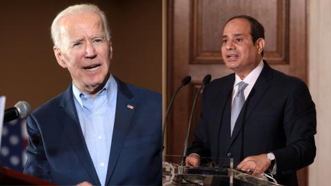 Al-Sisi, Biden